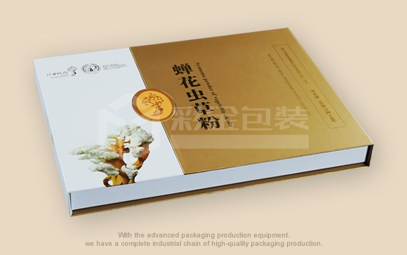 泛亞醫(yī)藥蟬花蟲草粉包裝盒